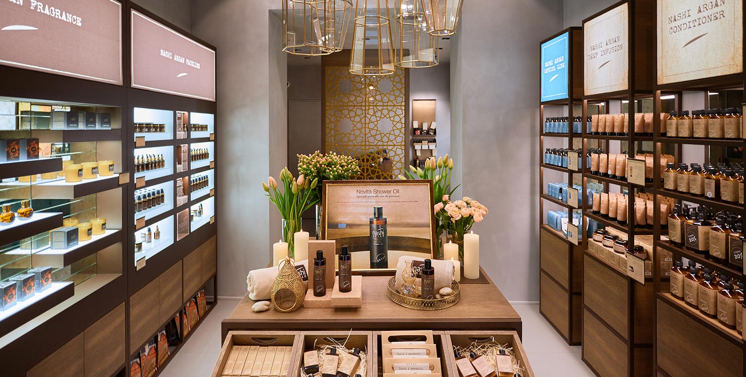 Nashi Argan Store Roma Frattina inside